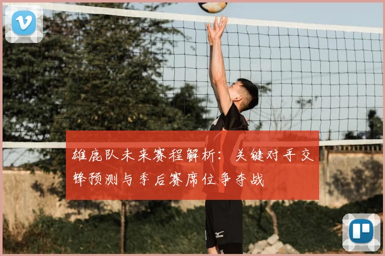 雄鹿队未来赛程解析：关键对手交锋预测与季后赛席位争夺战